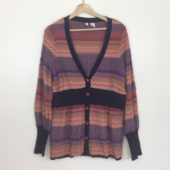 Anthropologie Sweaters - Moth Anthropologie Striped Cardigan Sweater Large
